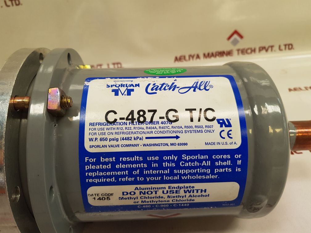 Sporlan C-487-g T/C Filter-drier