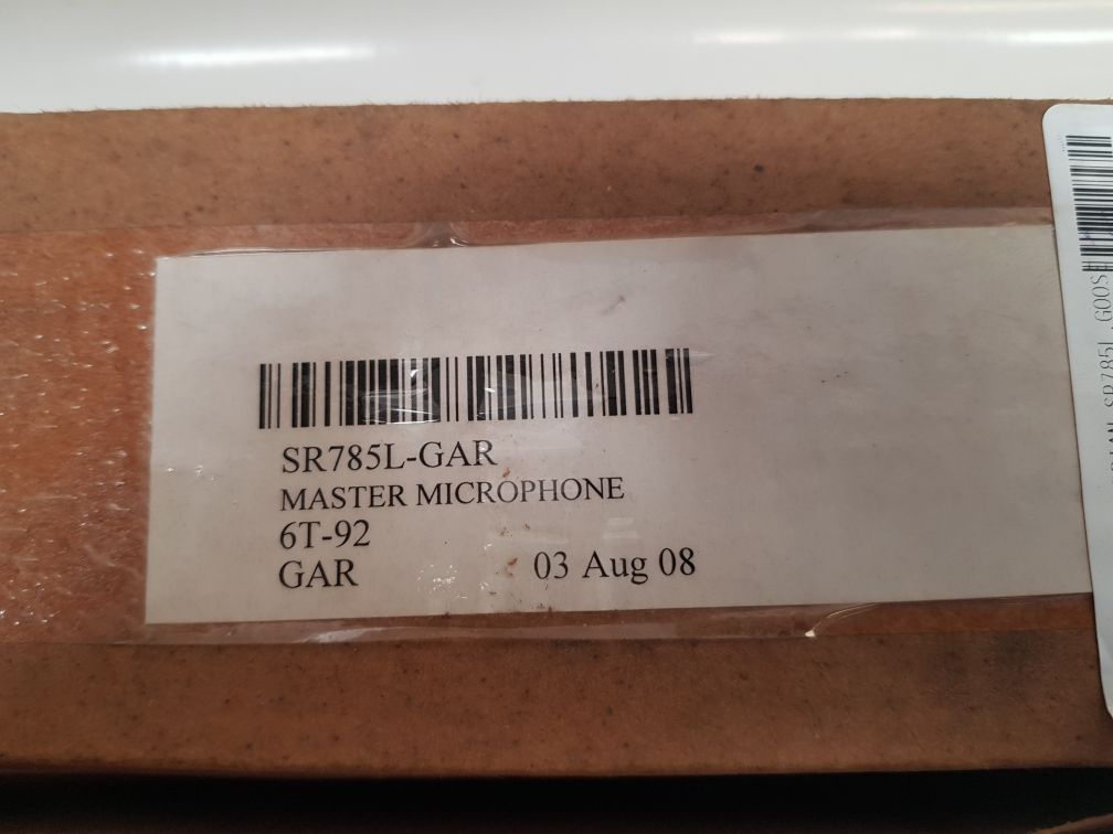 Telex Sr785L N/O Dynamic Gooseneck Paging Microphone