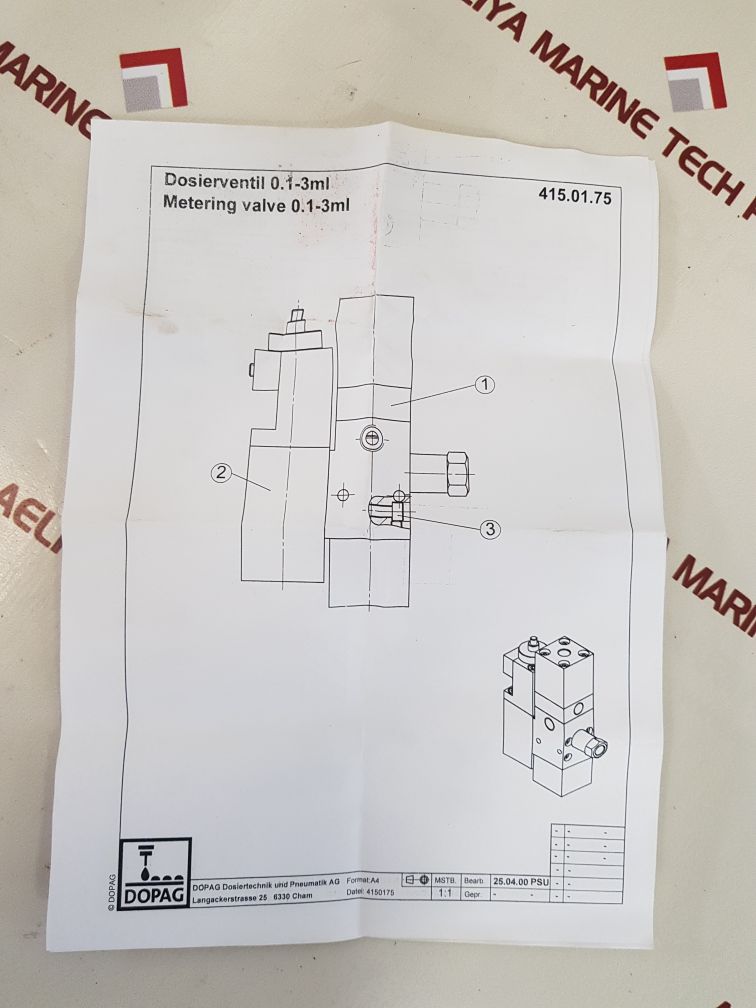 Dopag 415.01.50 f valve 
