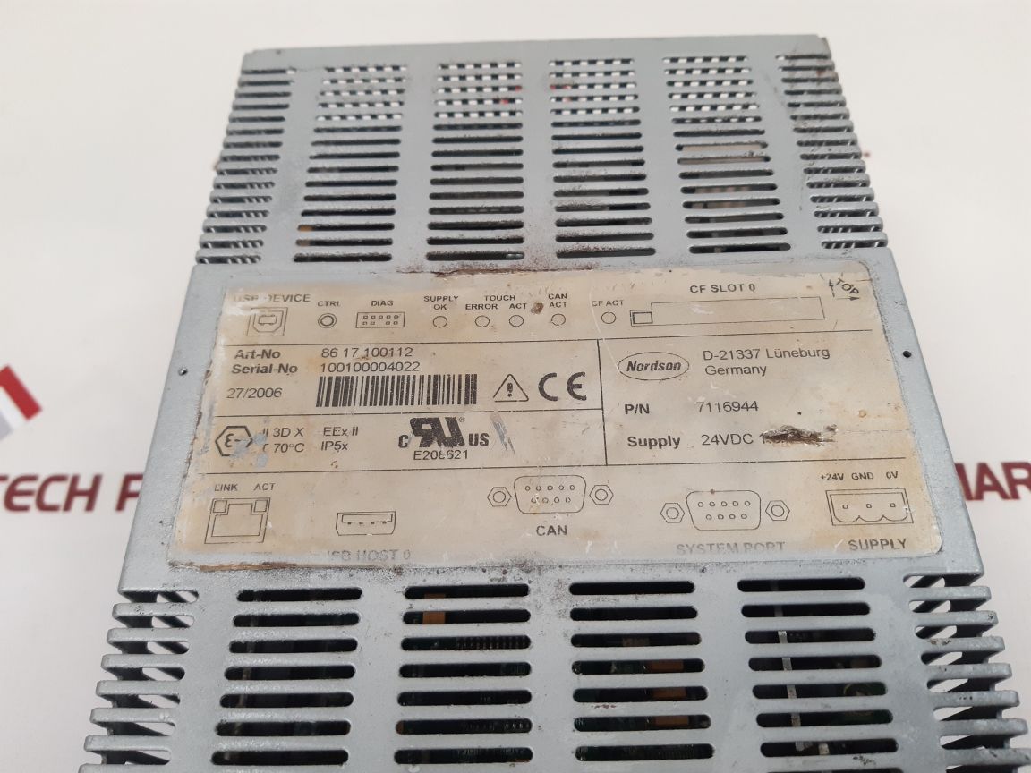 Nordson 86 17 100112 operator panel 7116944