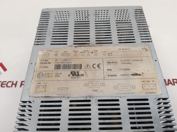 Nordson 86 17 100112 operator panel 7116944