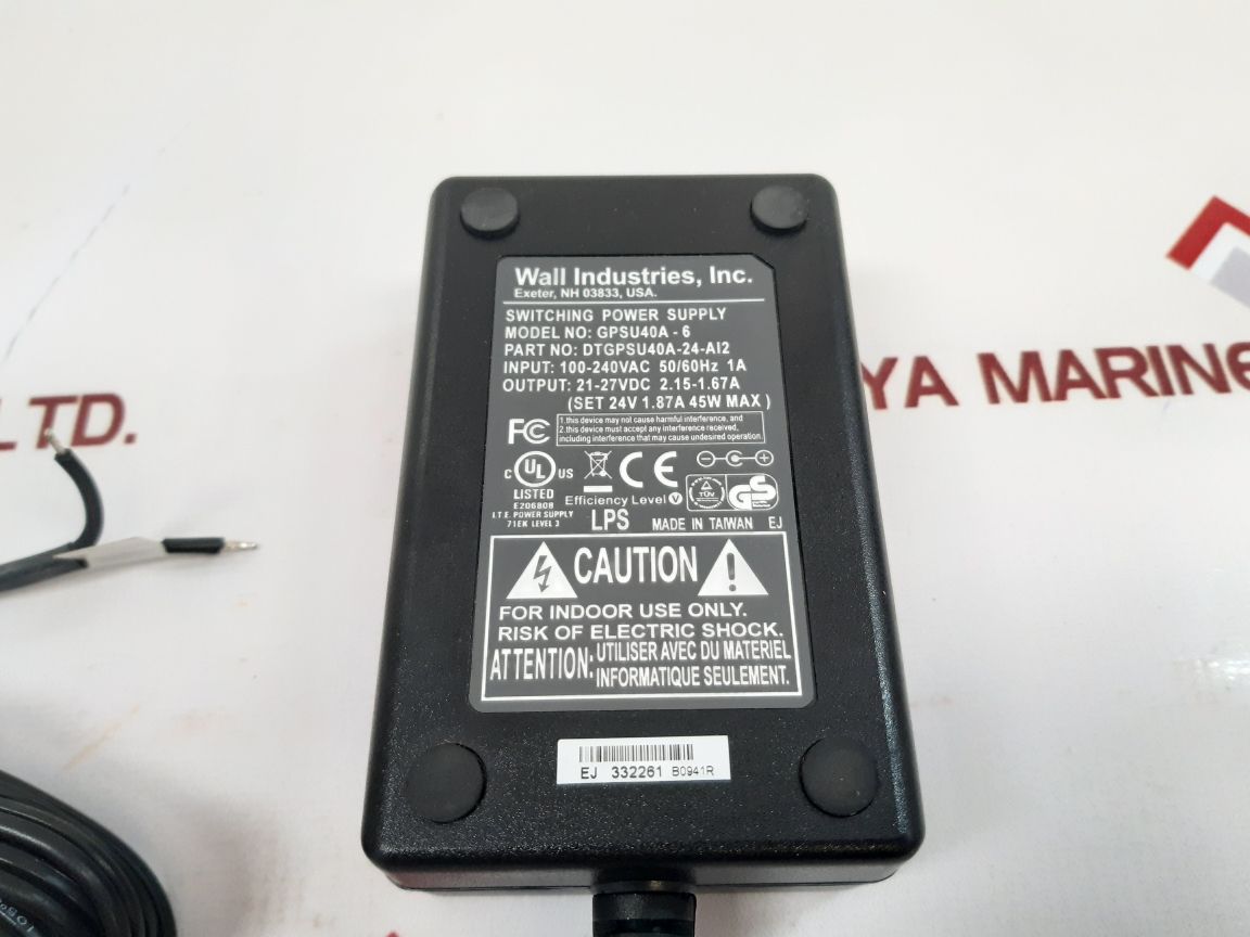 Wall Gpsu40A-6 Switching Power Supply 