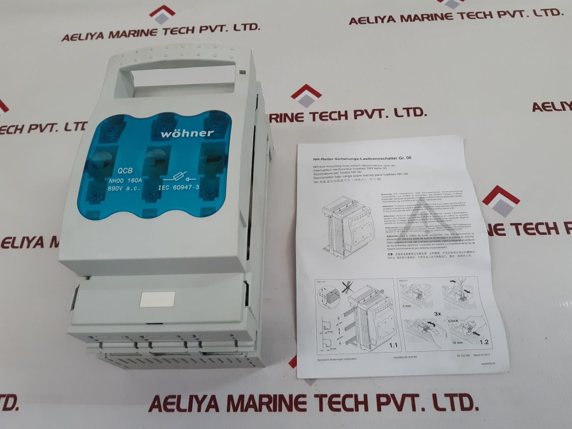 Wöhner Qcb Nh00 160A Nh-fuse Switch 