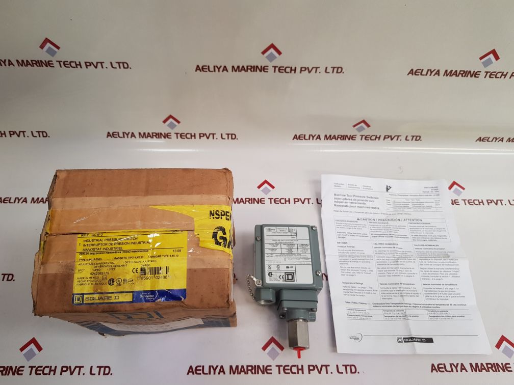 Square D Gcw-3 Industrial Pressure Switch