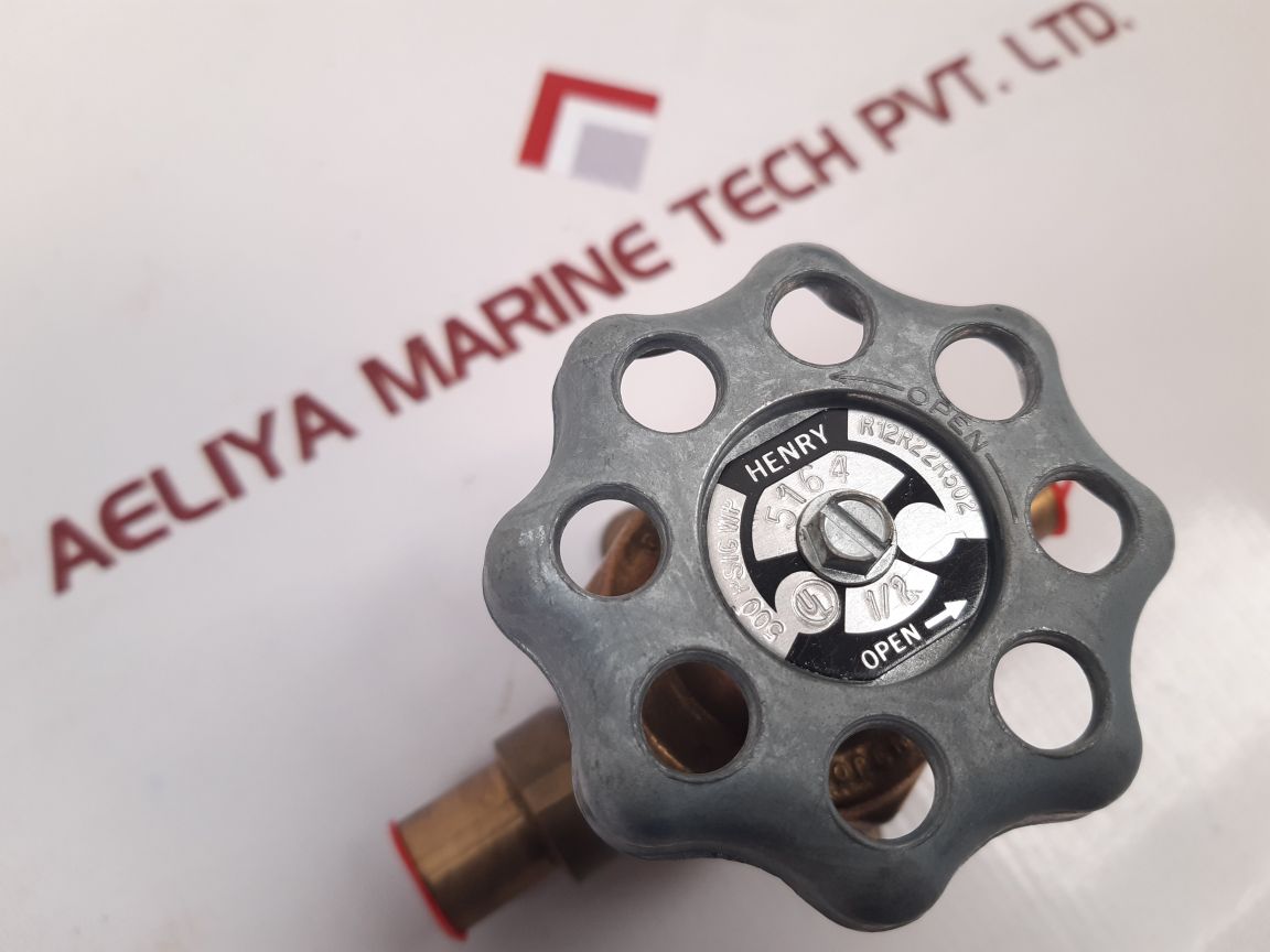 Henry R12R22R502 Relief Valve 500 Psig