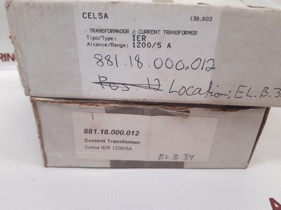 Celsa Ier Current Transformer 1200/5A