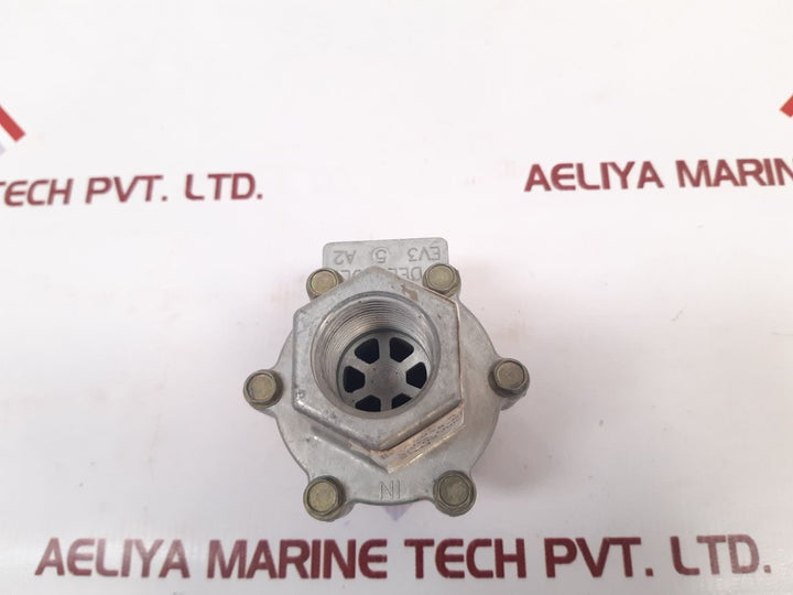 Deltrol Ev3 5 A2 Quick Release F/Air Pipe Valve 206958-skg