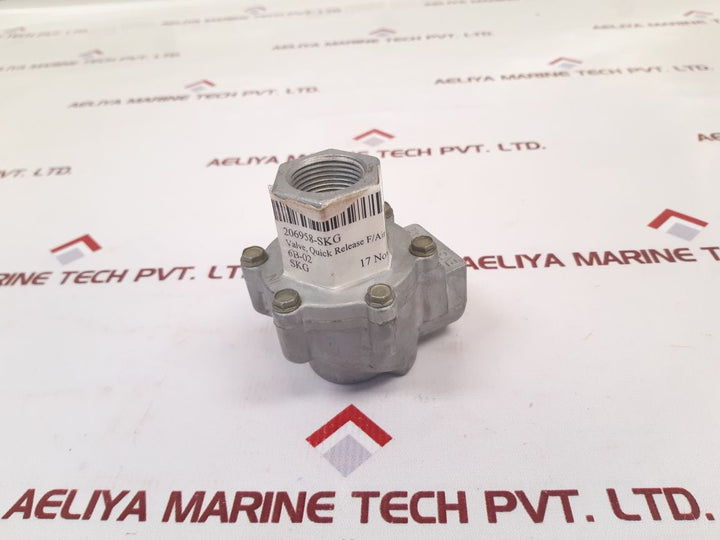 Deltrol Ev3 5 A2 Quick Release F/Air Pipe Valve 206958-skg