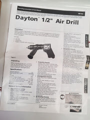 Dayton 4By94 Pistol Drills