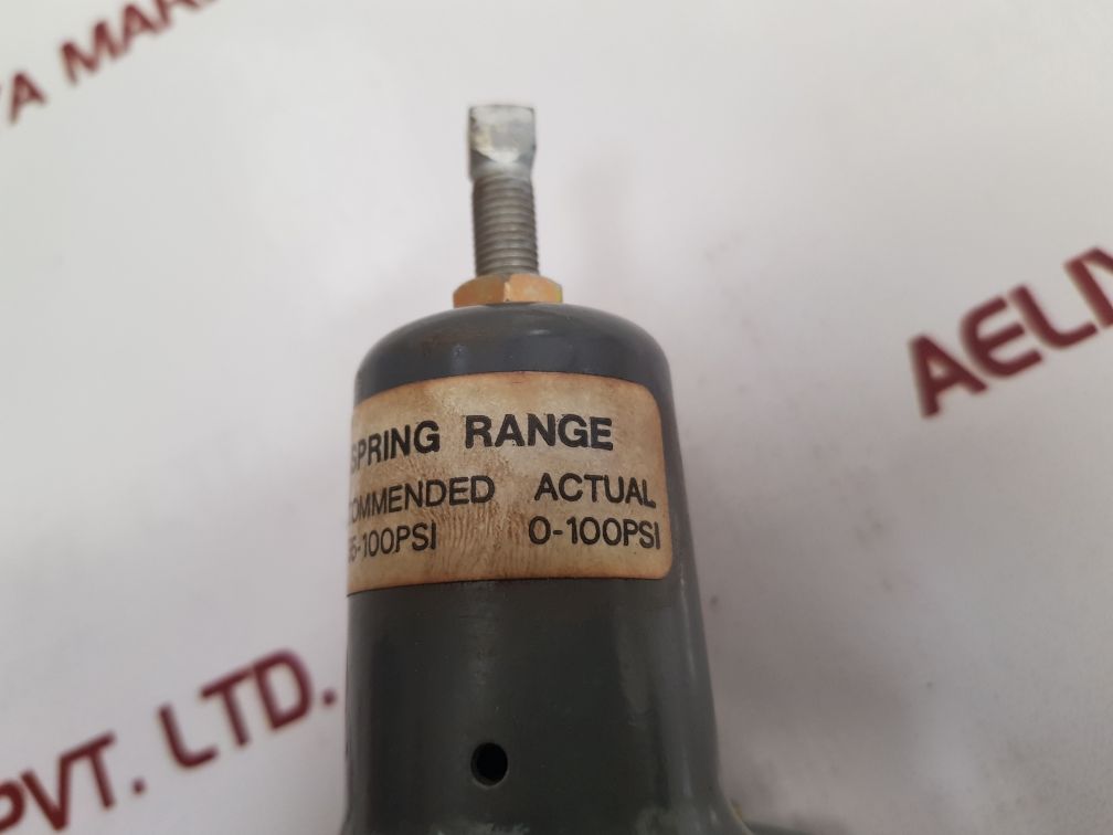 Spring Range Fisher 67Afr/226 Pressure Regulator – Aeliya Marine Tech®