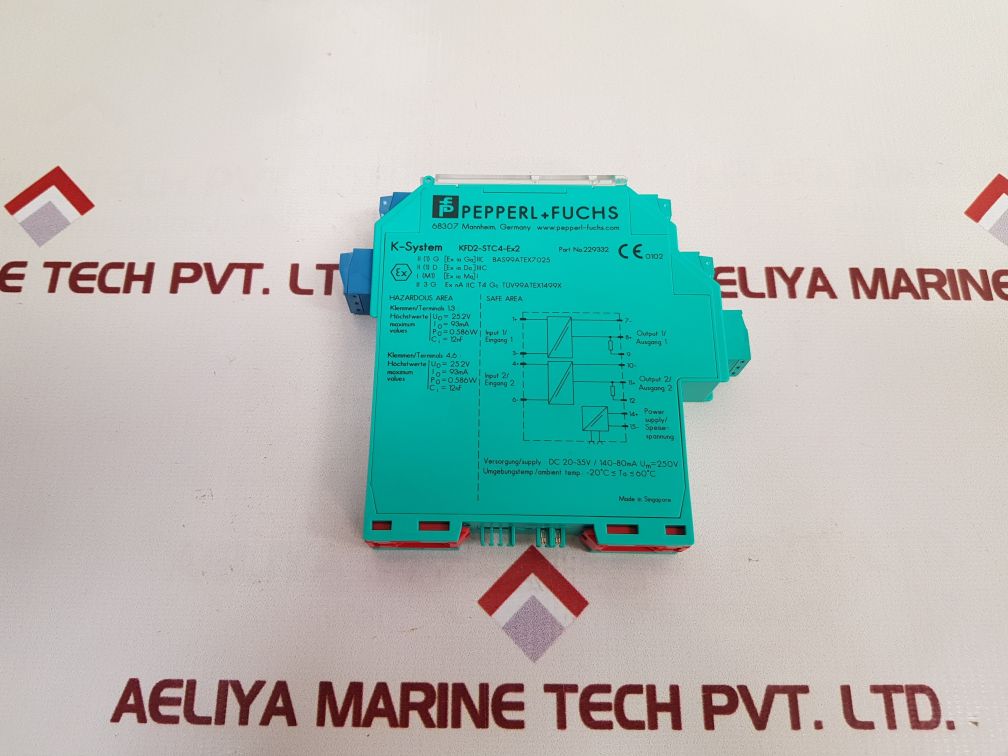 Pepperl+Fuchs Kfd2-stc4-ex2 Smart Transmitter Power Supply