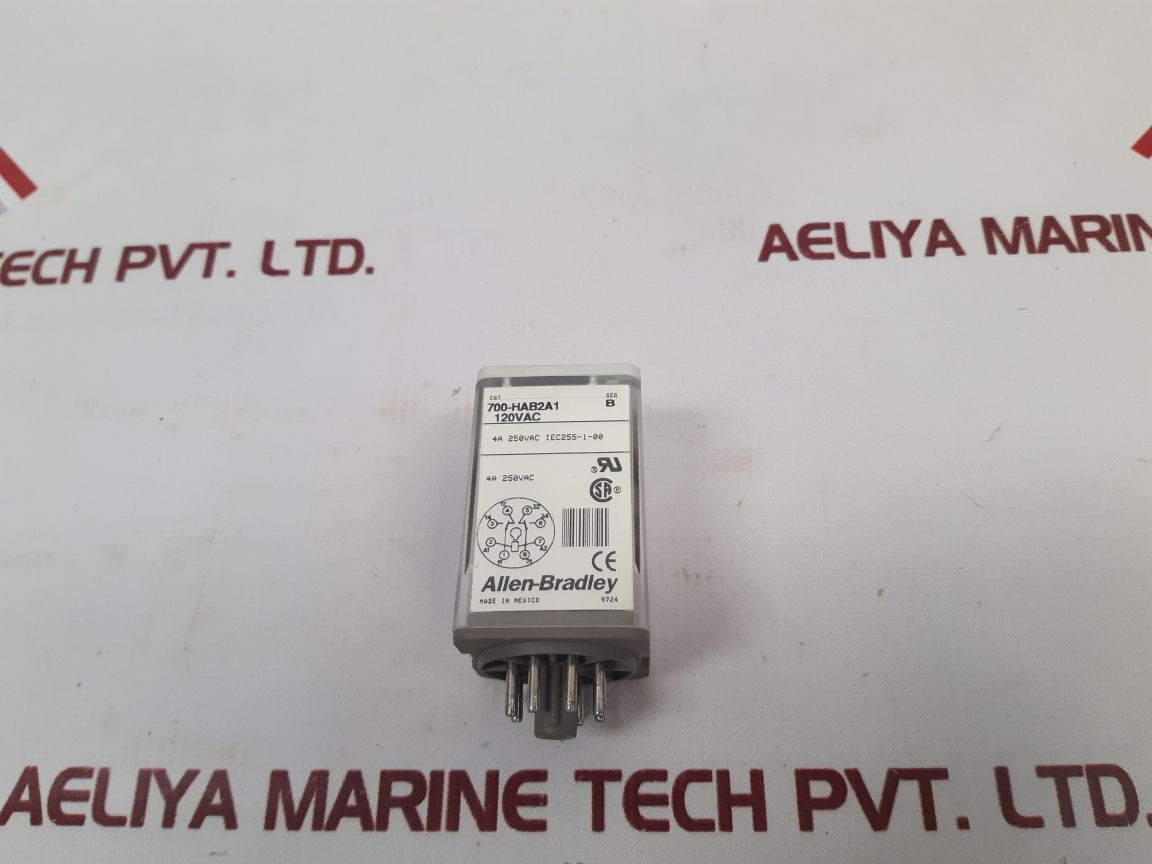 Allen-bradley 700-hab2A1 Ser: B General Purpose Relay