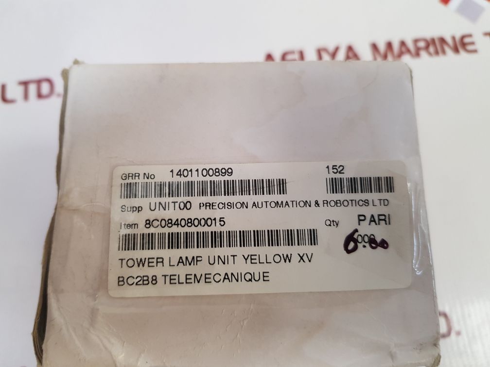 Telemecanique Xvb C2B8 Yellow Led Unit