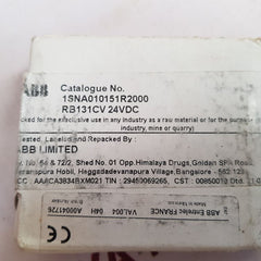 Abb Rb131Cv 24Vdc Interface Relay 10151.20