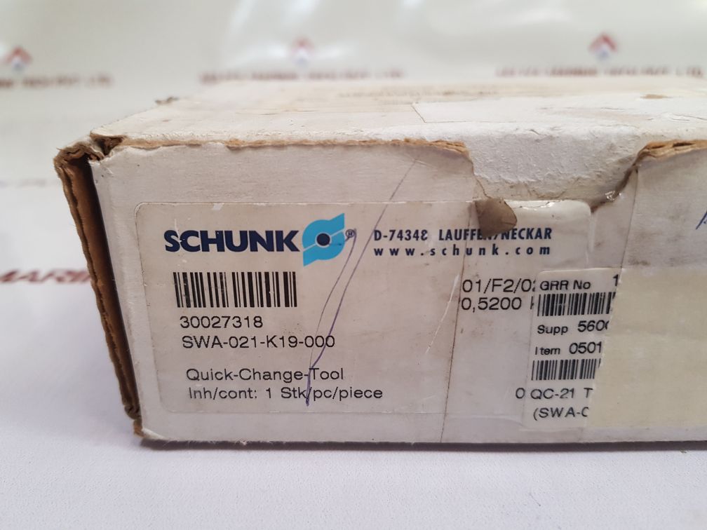 Schunk 0302327 Quick Change Adapter