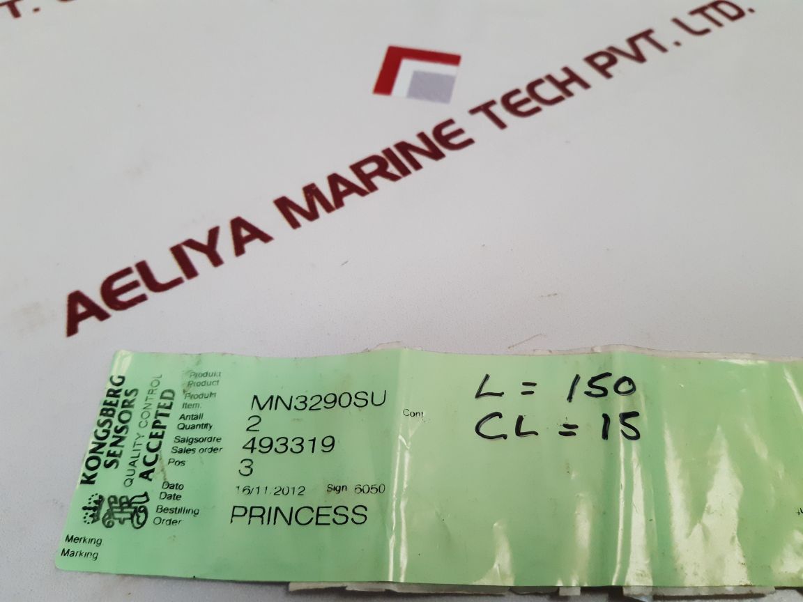 Kongsberg Mn3290S150U15 Temperature Sensor