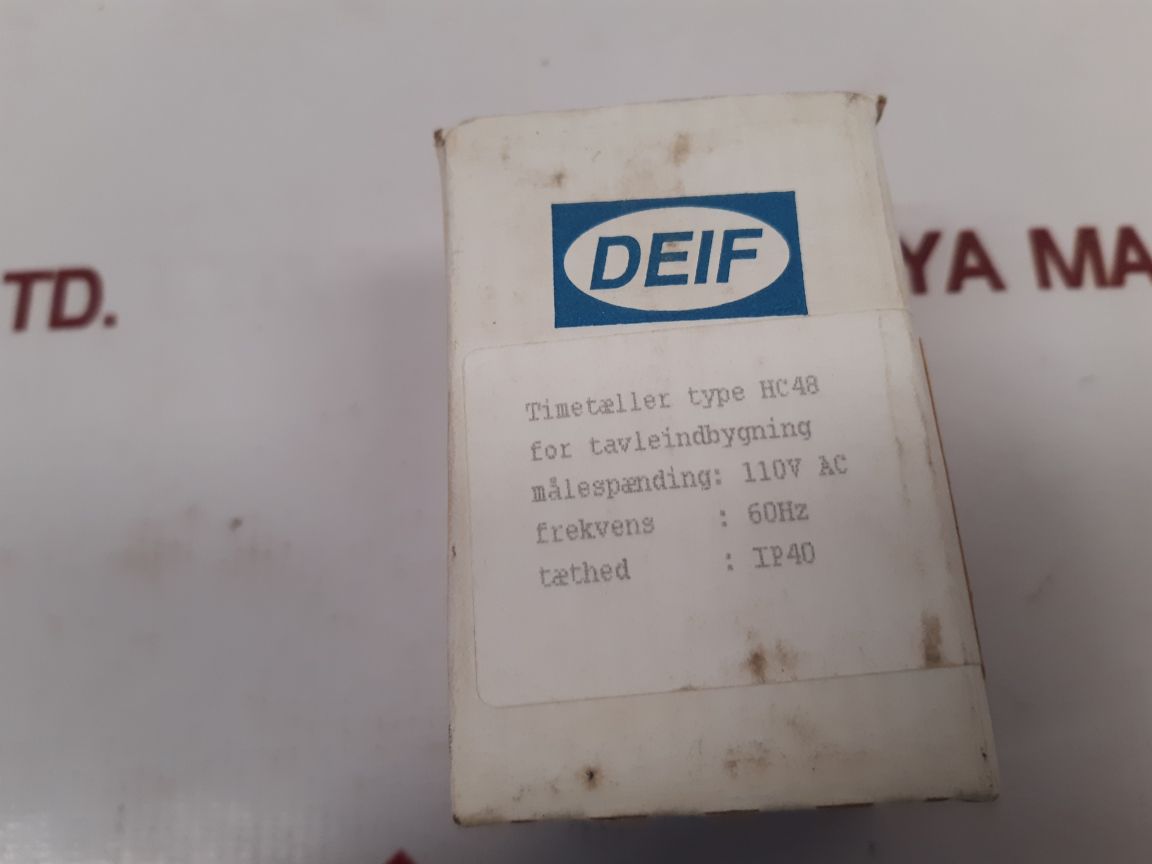 Deif Hc48 Running Hours Counter Ip40