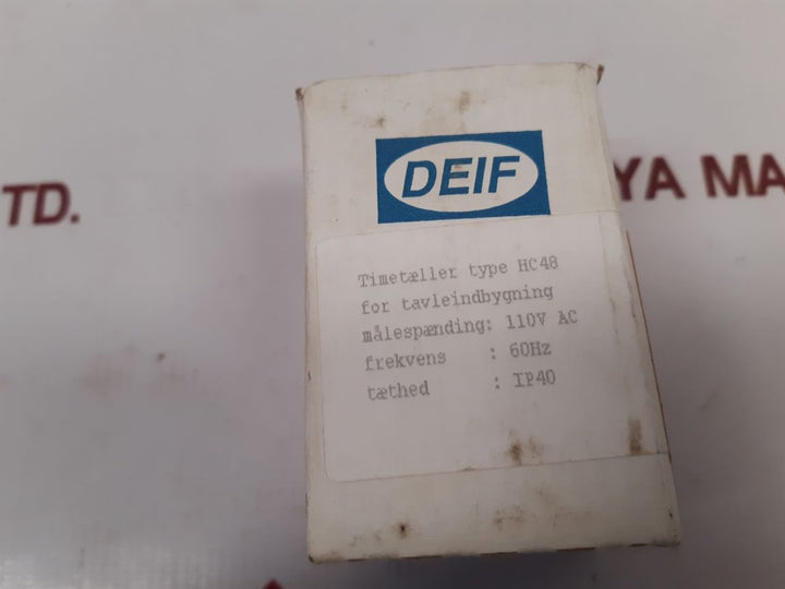 Deif Hc48 Running Hours Counter Ip40