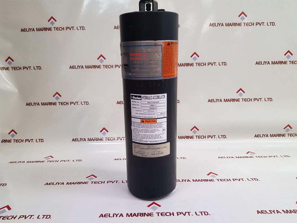 Parker A4L0116D345K Hydraulic Accumulator