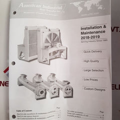 American Industrial Sae-1002-c6-fp-cnt-b 0918 Heat Exchanger