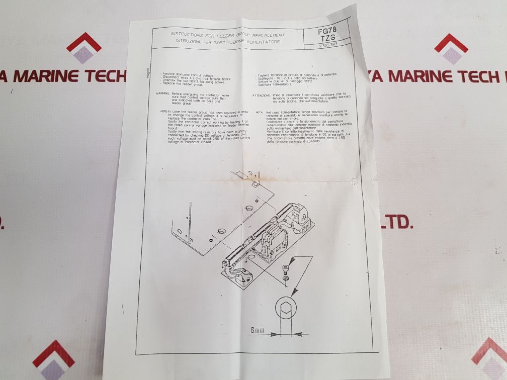 Alimentatore-feeder Fg78 Tzs