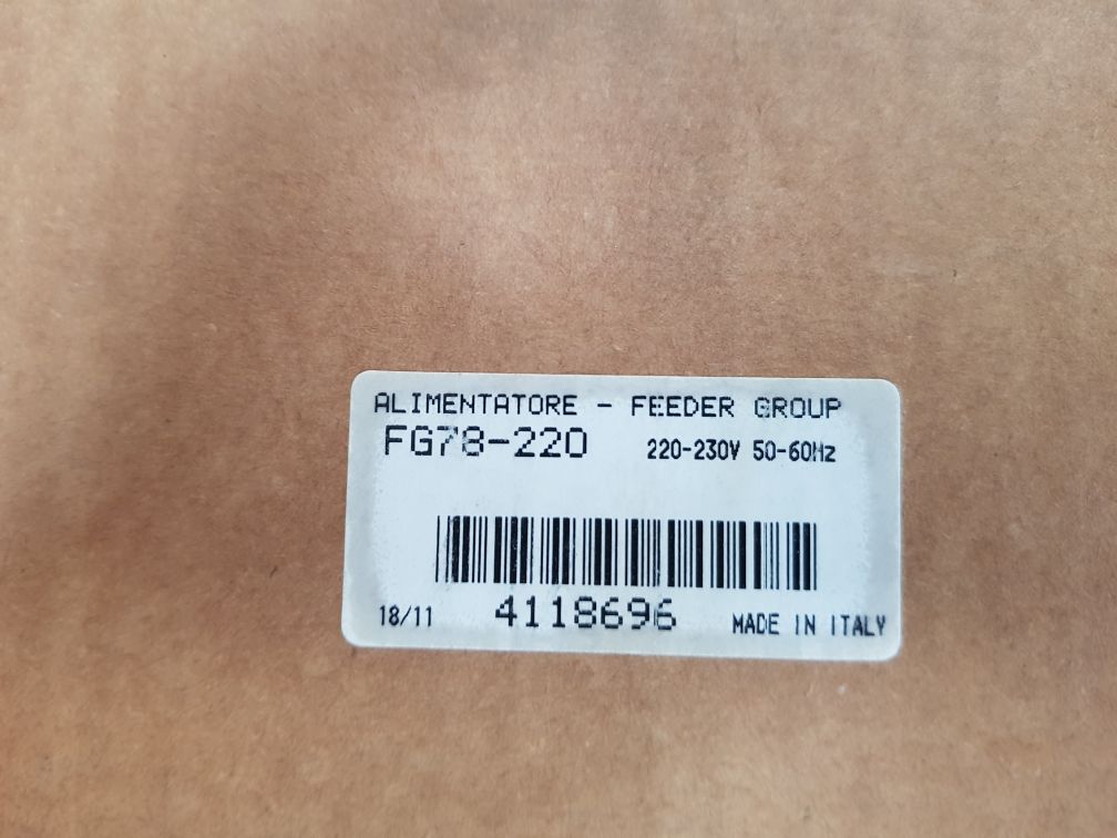 Alimentatore-feeder Fg78 Tzs