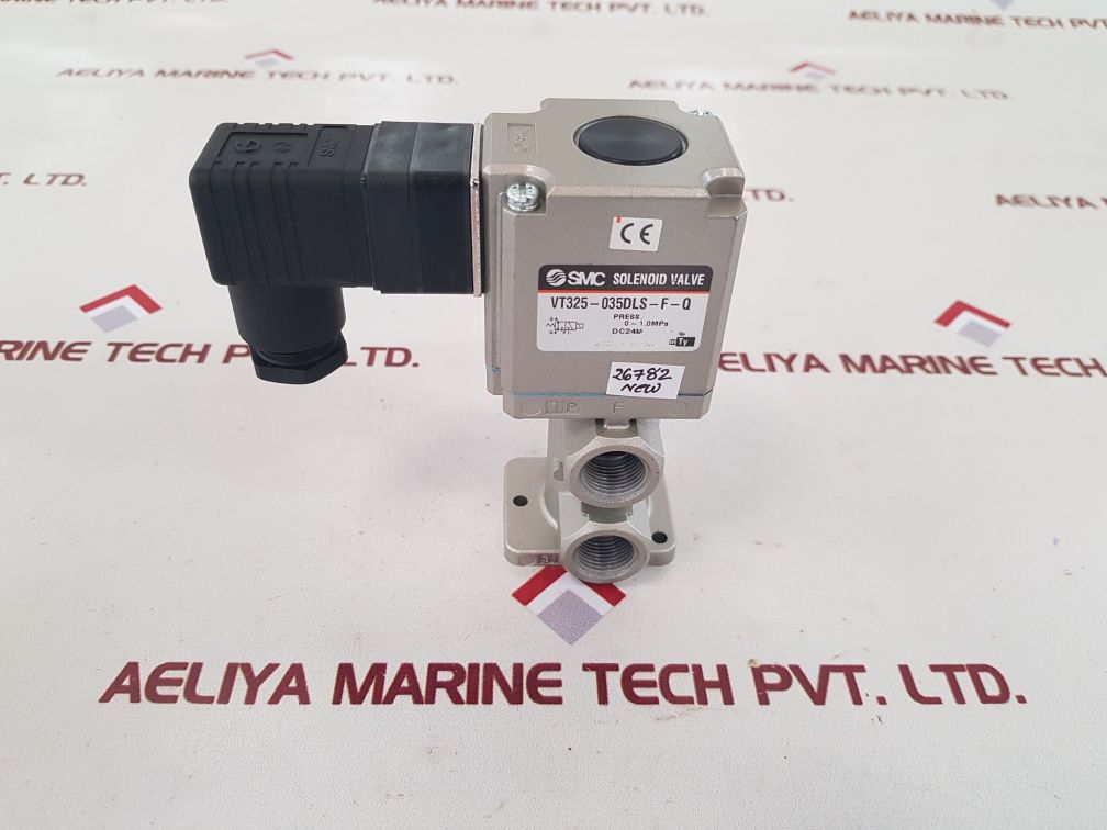 Smc vt325-035dls-f-q solenoid valve