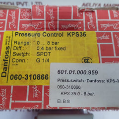 Danfoss Kps35 Pressure Switch 060-3108 396