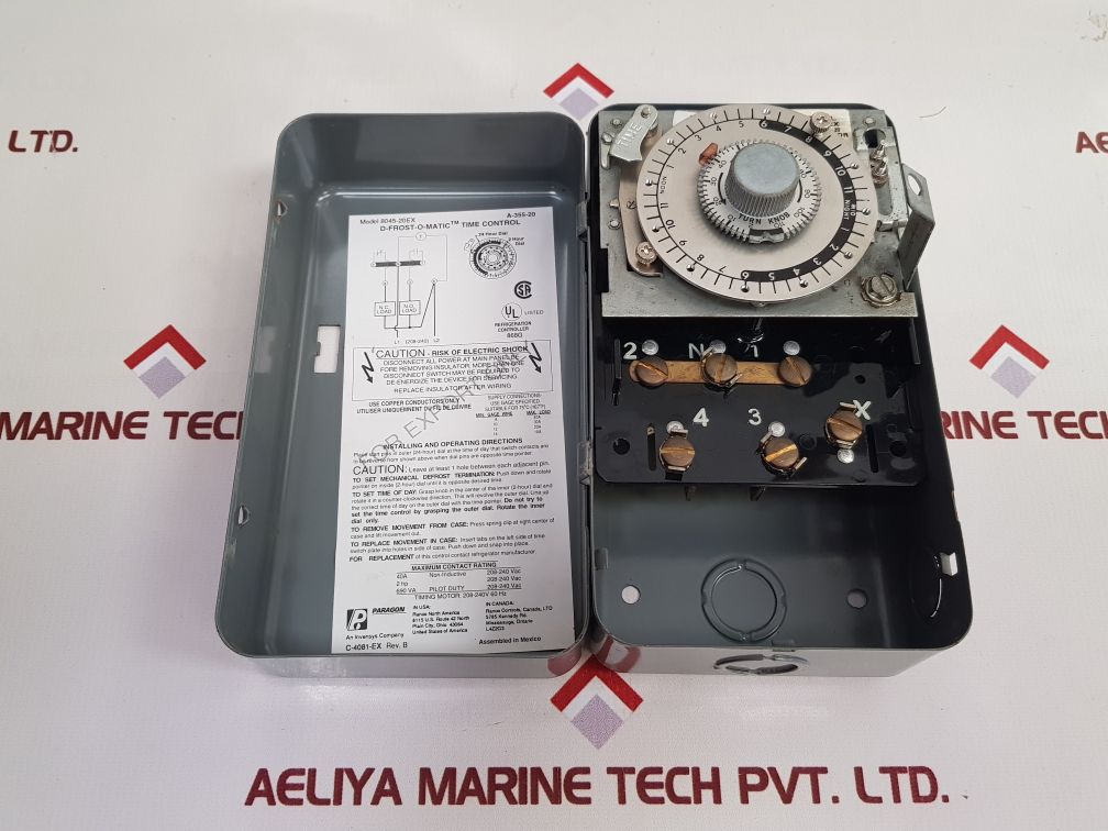 Paragon 8045-20Ex Defrost Timer Control