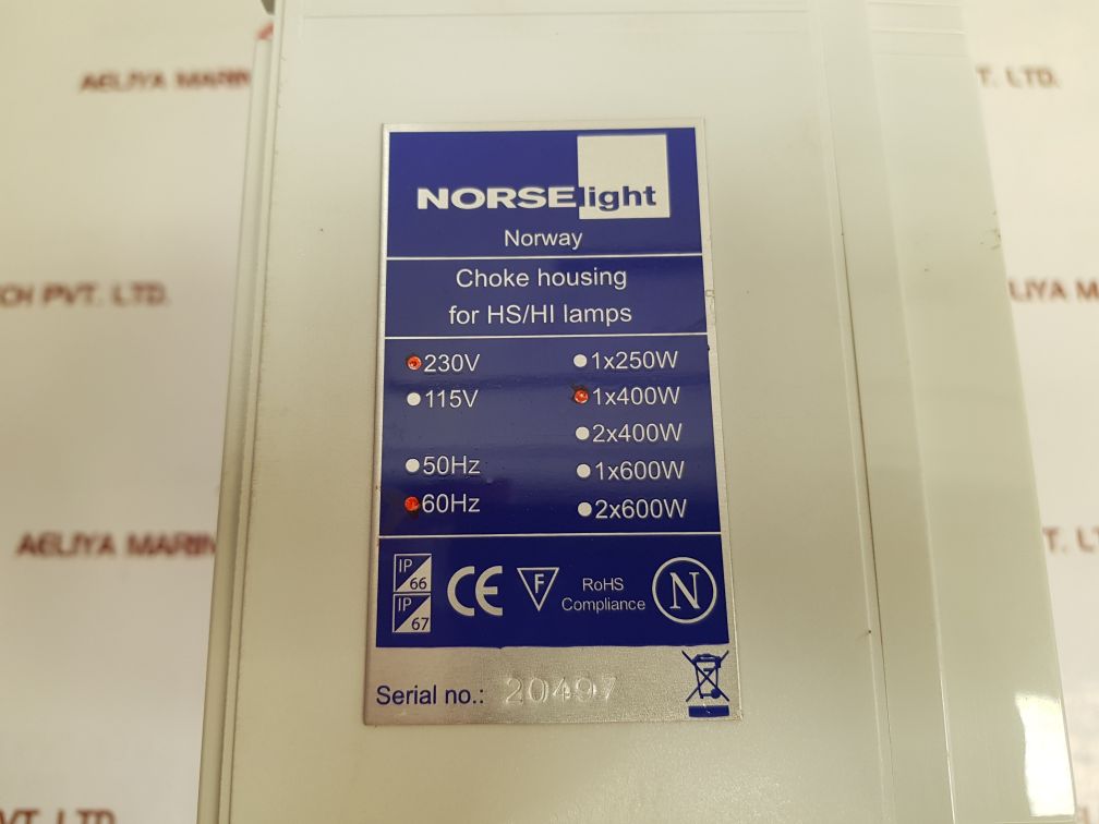 Norselight 1109005 Ballast Unit