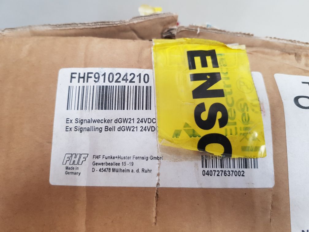 Funke + Huster Fhf 91024210 Signalling Bell New