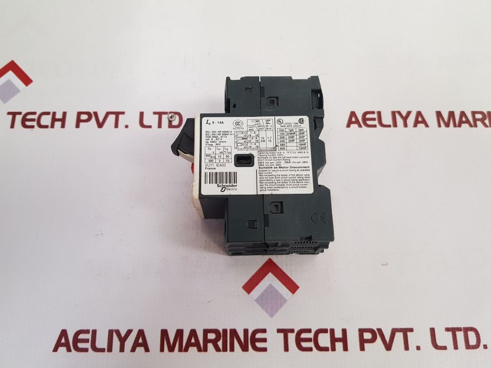 Telemecanique Gv2Me16/9-14A Thermal Magnetic Circuit