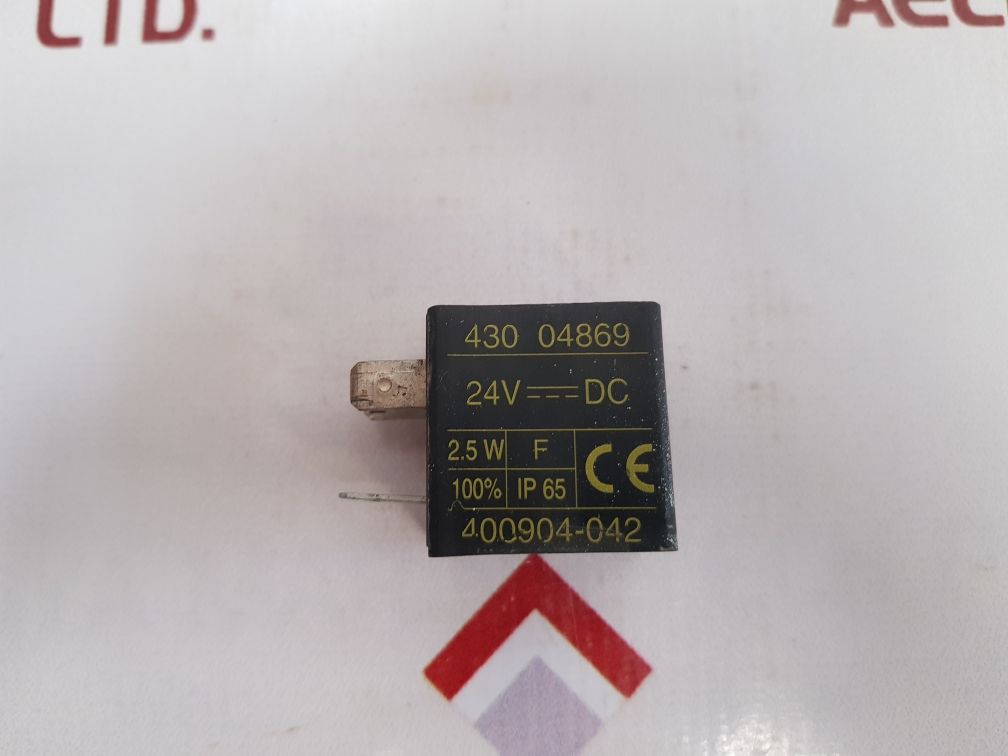 Asco Joucomatic 430 04869 Solenoid Valve Coil 24Vdc