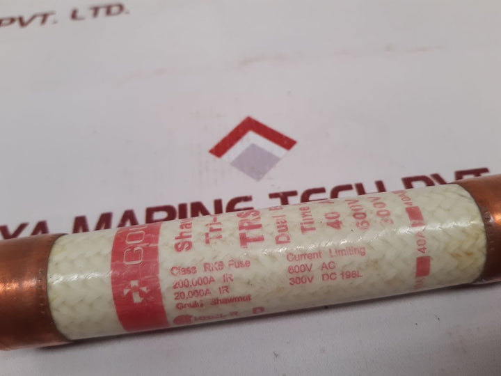 Set Of 7X Gould Shawmut Trs40R Fuse 40 Amp