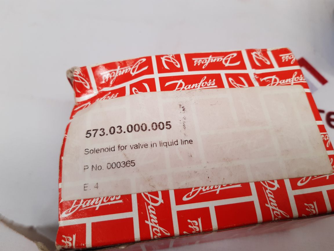 Danfoss 018F6190 Solenoid Valve Coil With Box