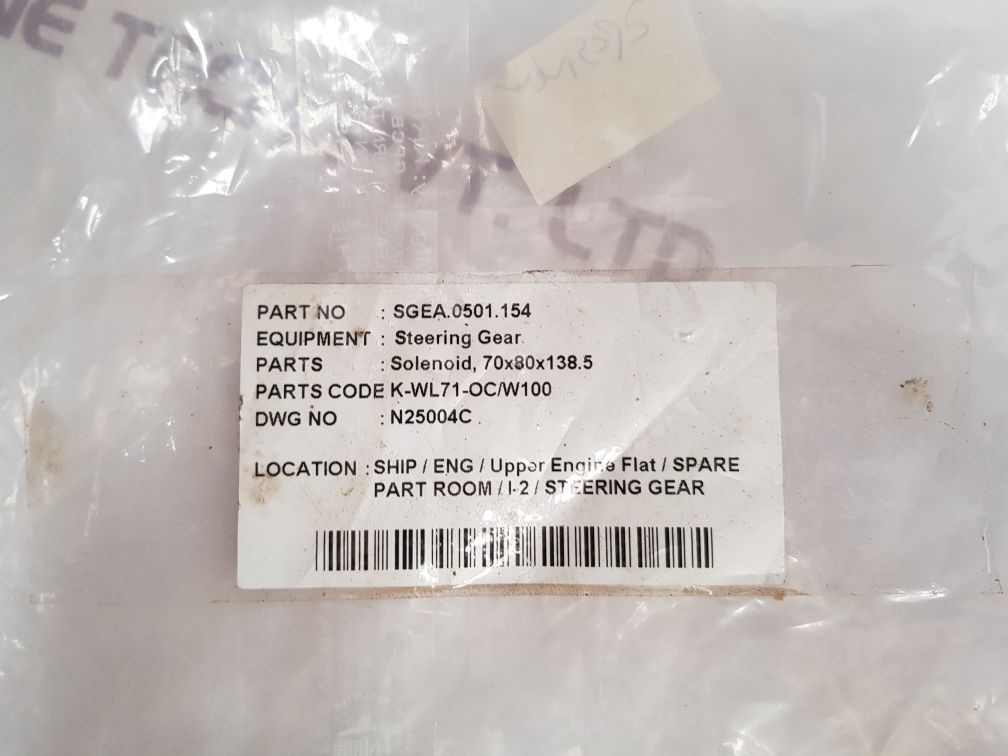 K-wl71-oc Solenoid Coil S05 100V