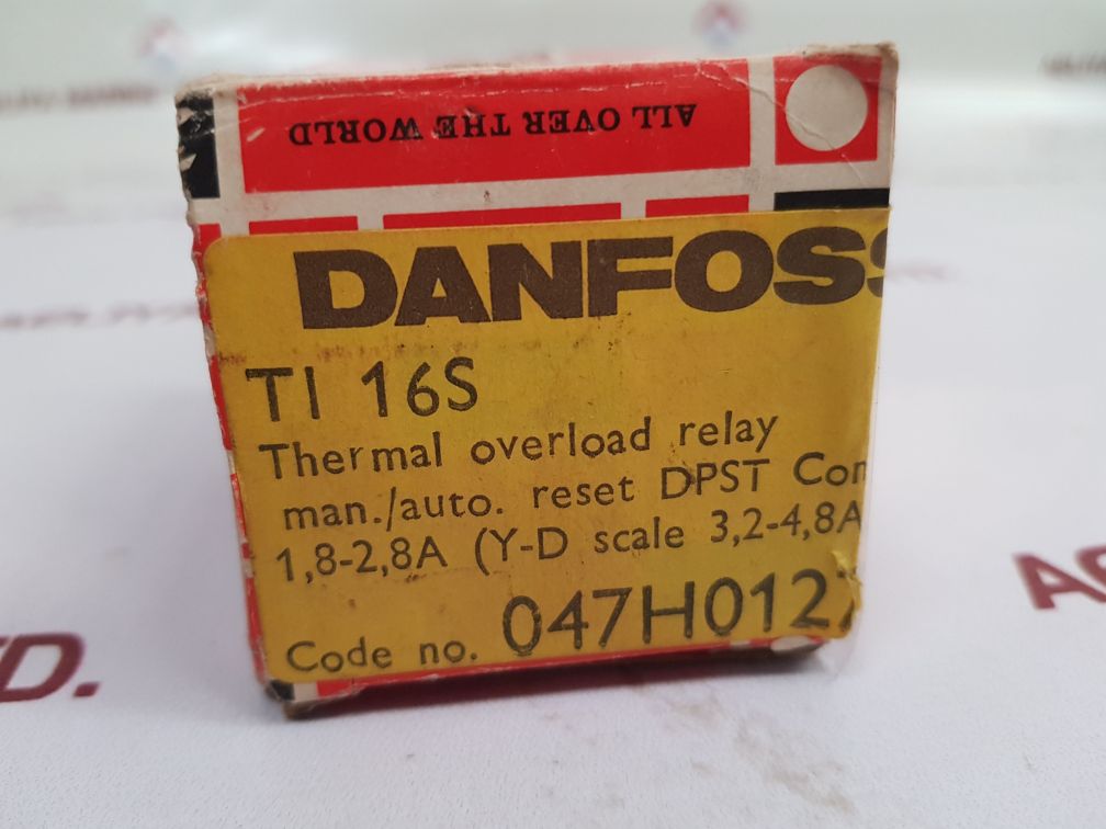 Danfoss Ti16S Thermal Overload Relay