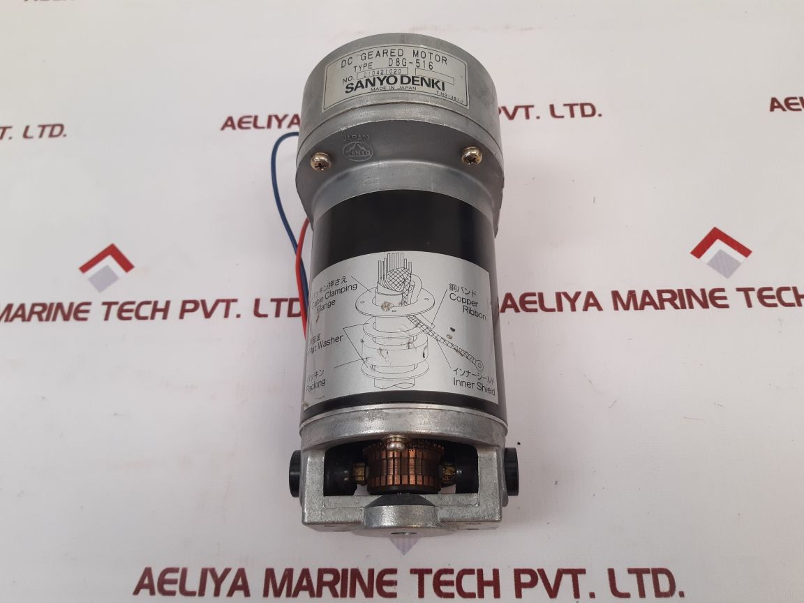 Sanyo Denki D8G-516 Dc Geared Motor
