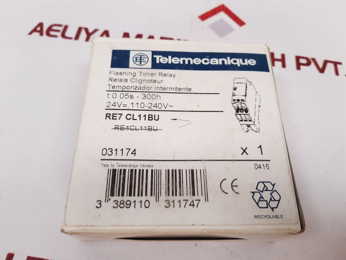 Telemecanique/Schneider Re7Cl11Bu Flashing Timer Relay Re7Cl