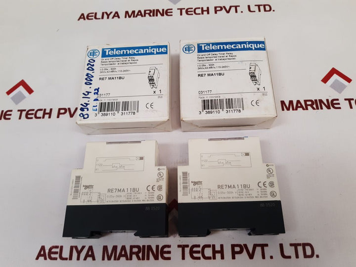 Telemecanique/Schneider Electric Re7Ma11Bu On And Off Delay Timer Relay
