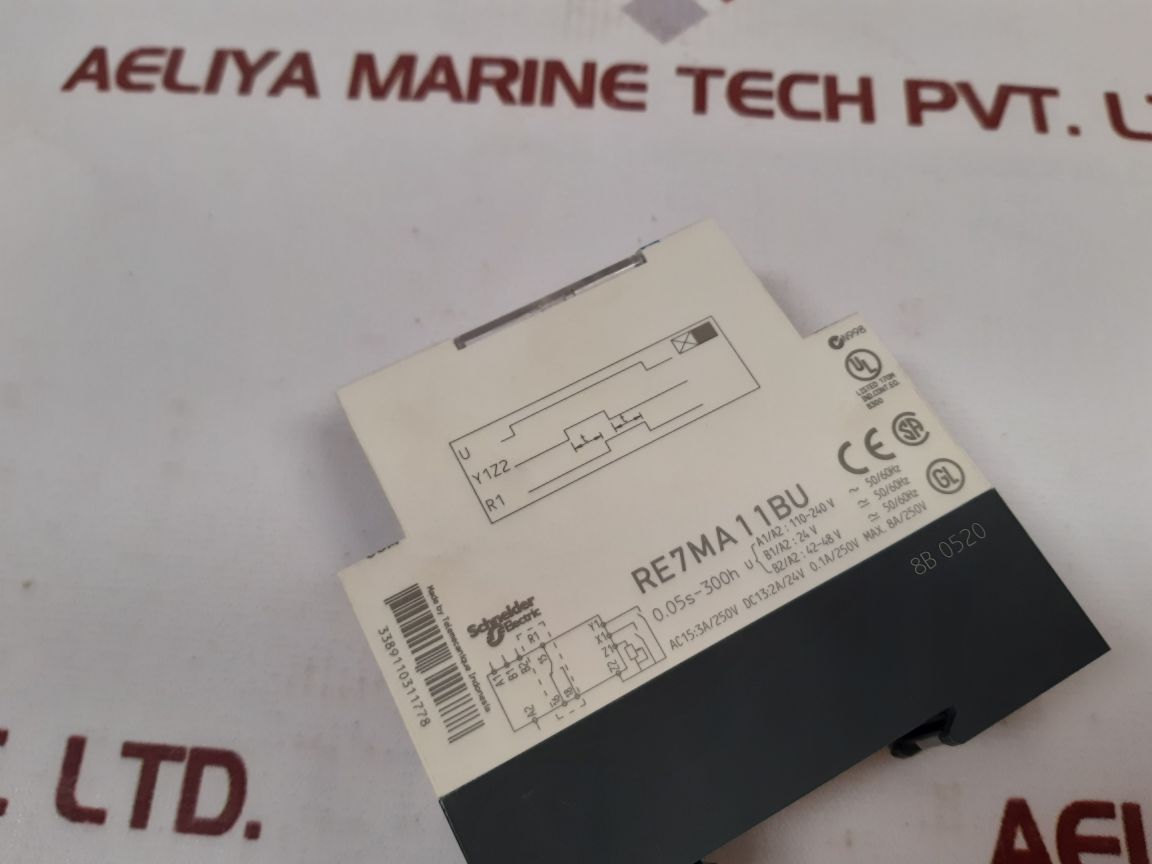 Telemecanique/Schneider Electric Re7Ma11Bu On And Off Delay Timer Relay
