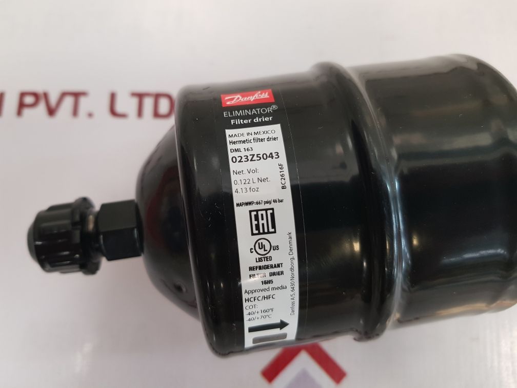 Danfoss Dml 163 Hermetic Filter Drier 023Z5043
