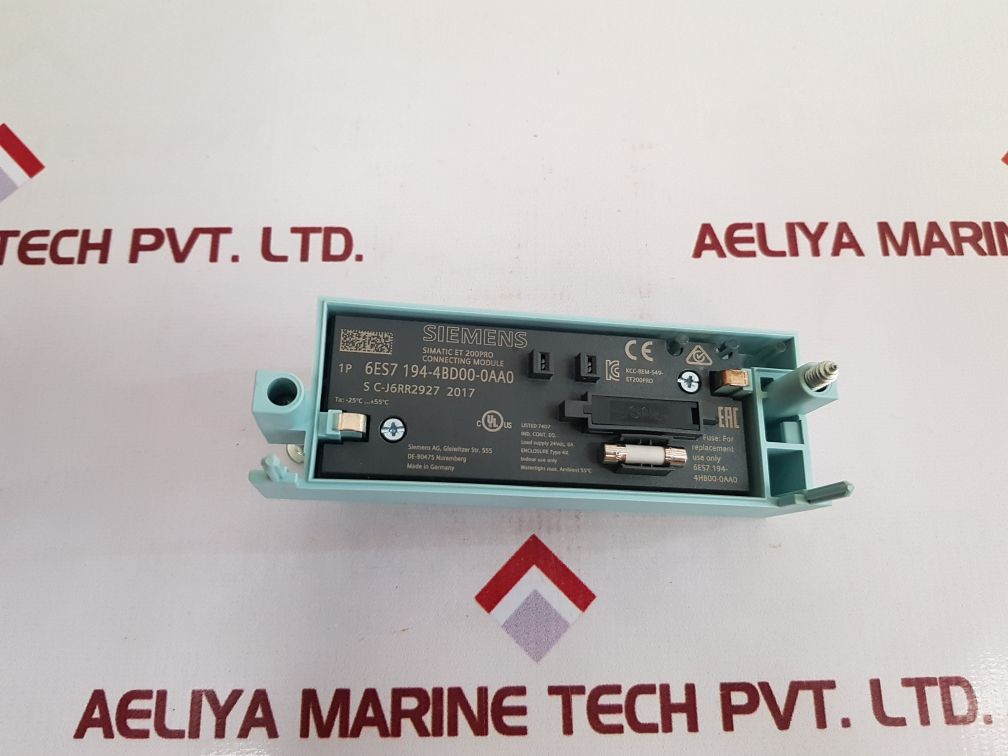 Siemens 6Es7 194-4Bd00-0Aa0 Connecting Module