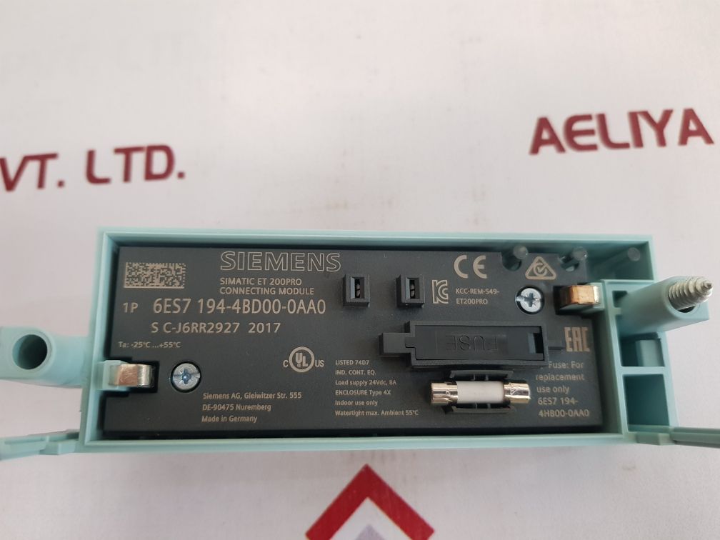 Siemens 6Es7 194-4Bd00-0Aa0 Connecting Module