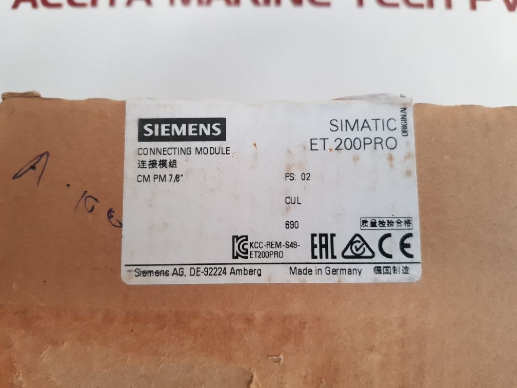 Siemens 6Es7 194-4Bd00-0Aa0 Connecting Module