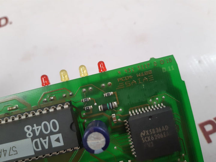 Saia At&S Fe-4D Pcb Card Pcd4 W100