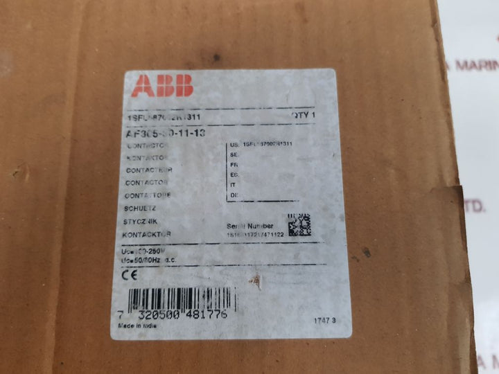 Abb Af305-30-11-13 Contactor