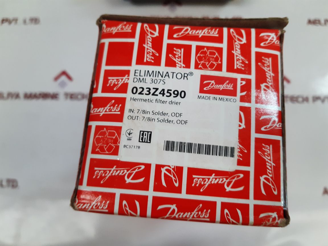 Danfoss Dml 307S Liquid Line Filter Drier 023Z4590