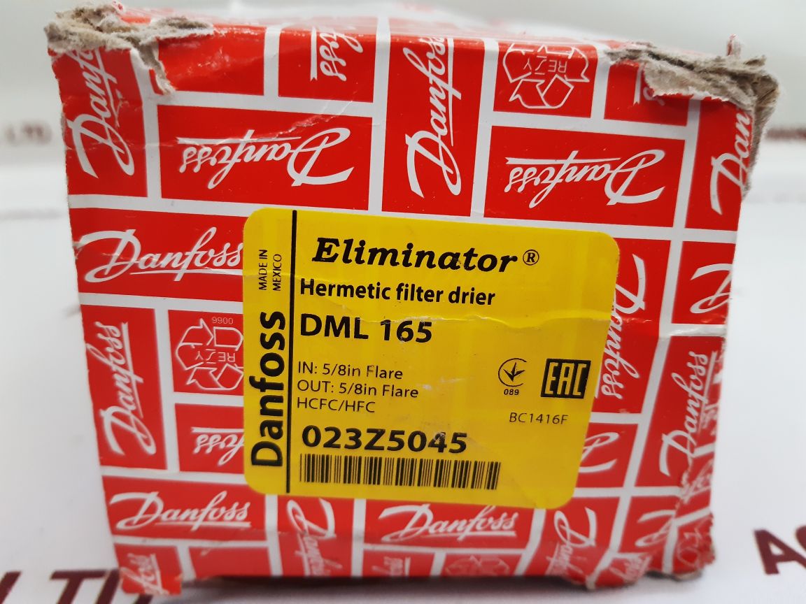 Danfoss Dml 165 Hermetic Filter Drier 023Z5045