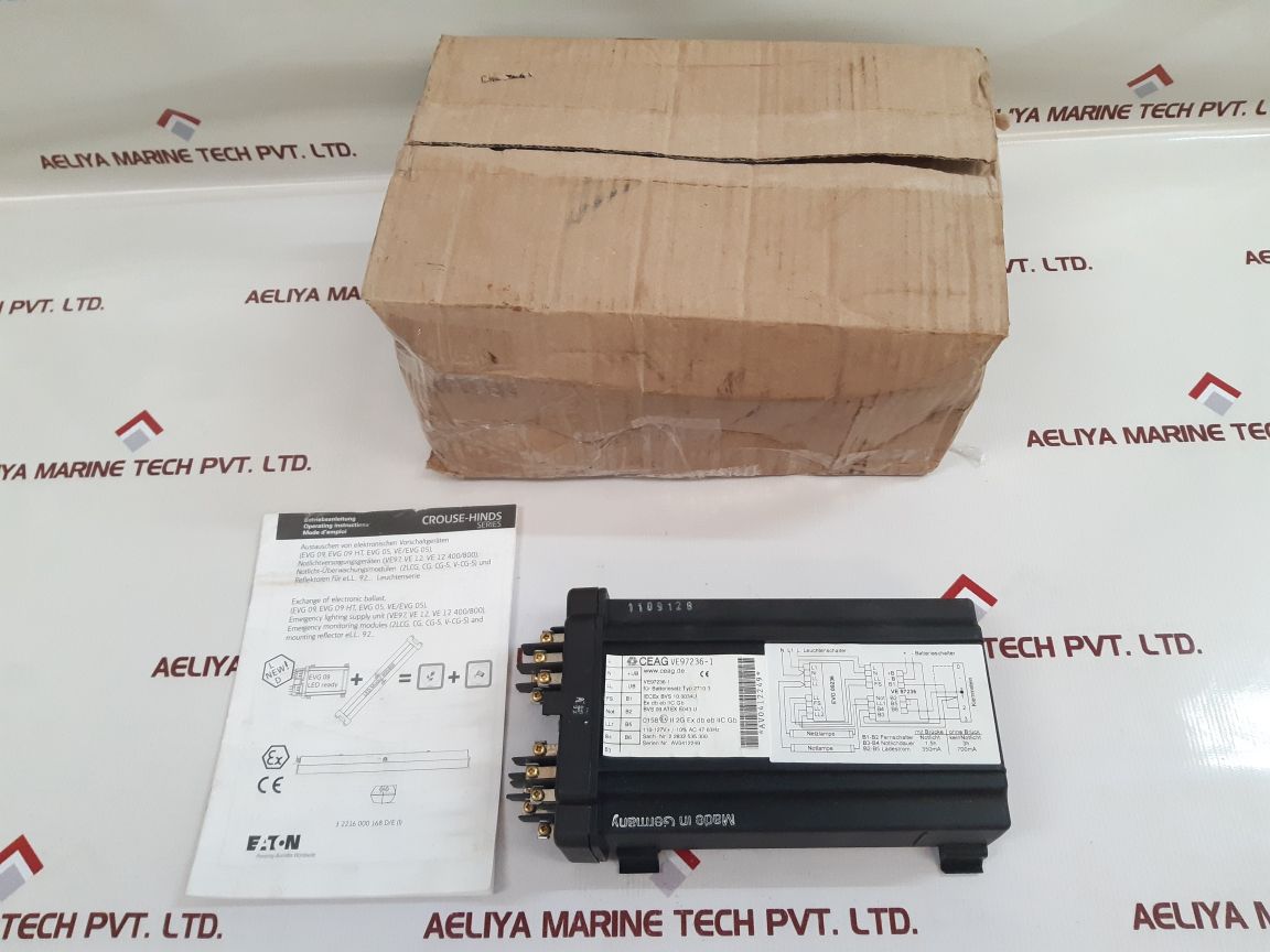 Ceag Cooper Ve97236-1 Emergency Inverter